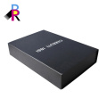 Printed Luxury Black Matte Folding Cardboard Wine Box